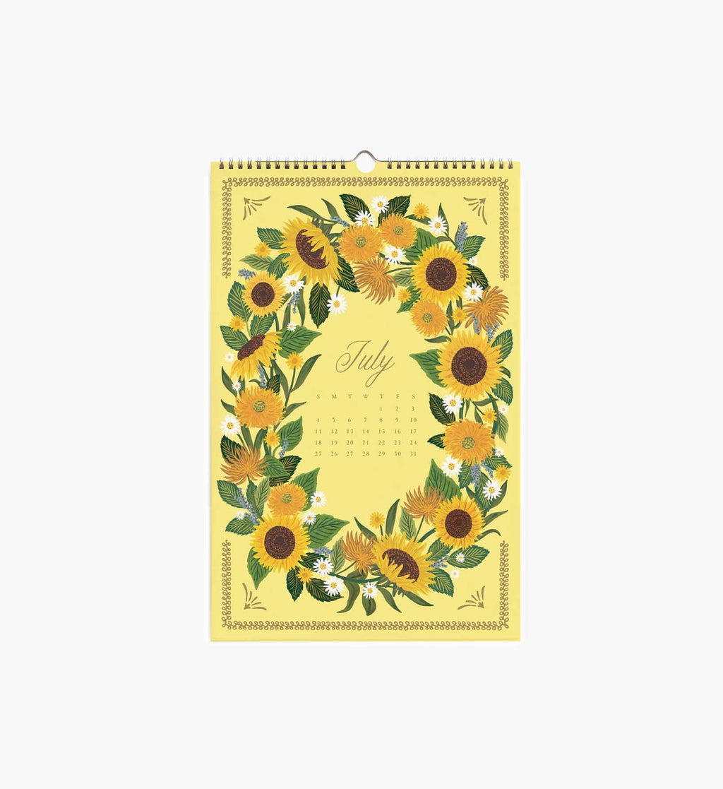 2027 Wall Calendar - Botanical Garden