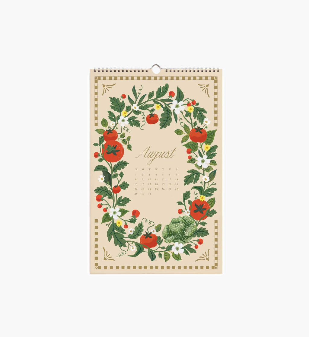 2027 Wall Calendar - Botanical Garden