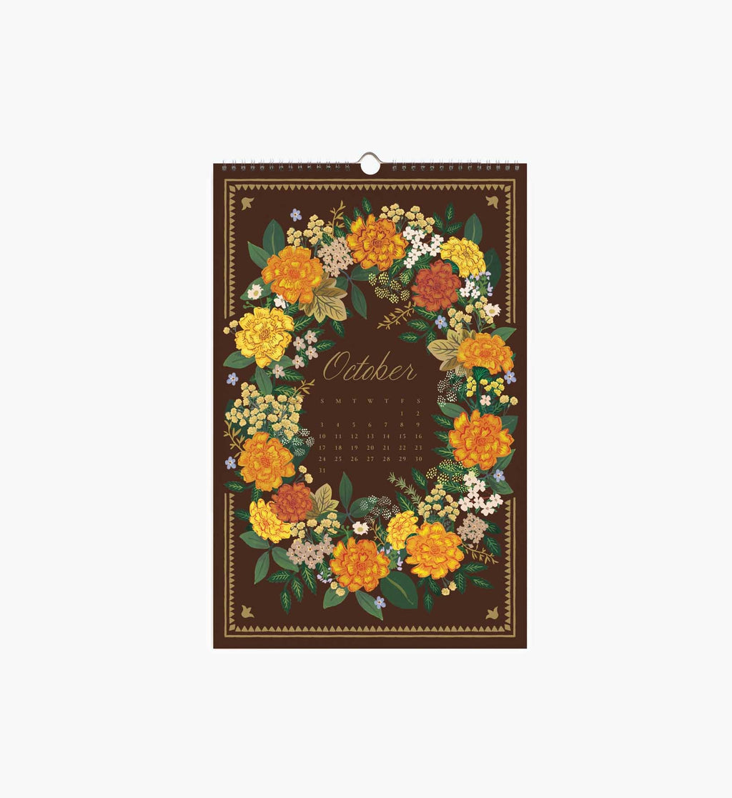 2027 Wall Calendar - Botanical Garden