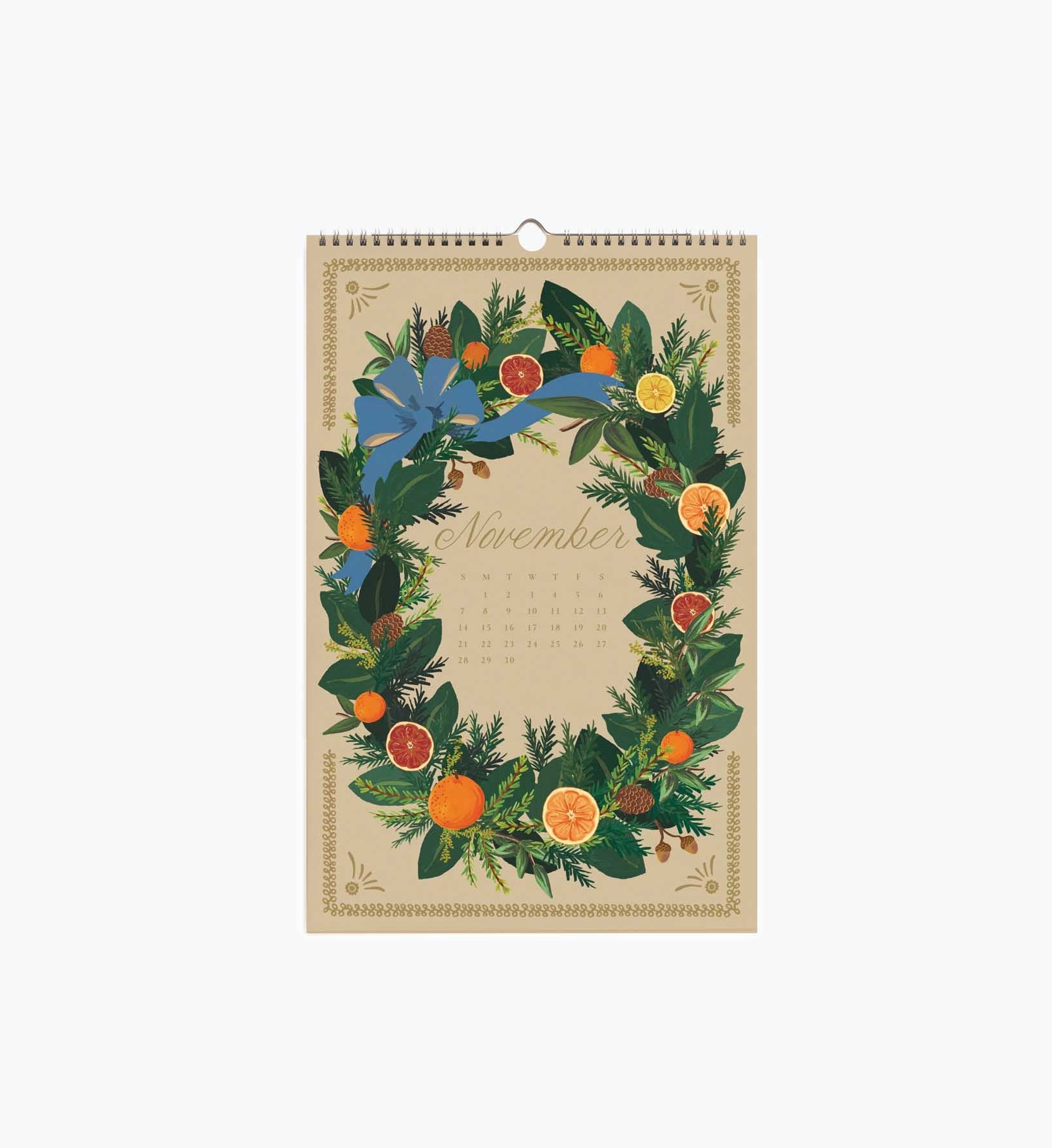 2027 Wall Calendar - Botanical Garden