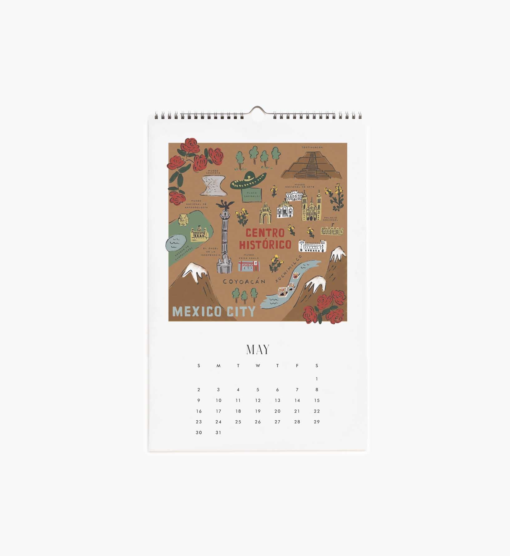 2027 Wall Calendar - Travel Sketches