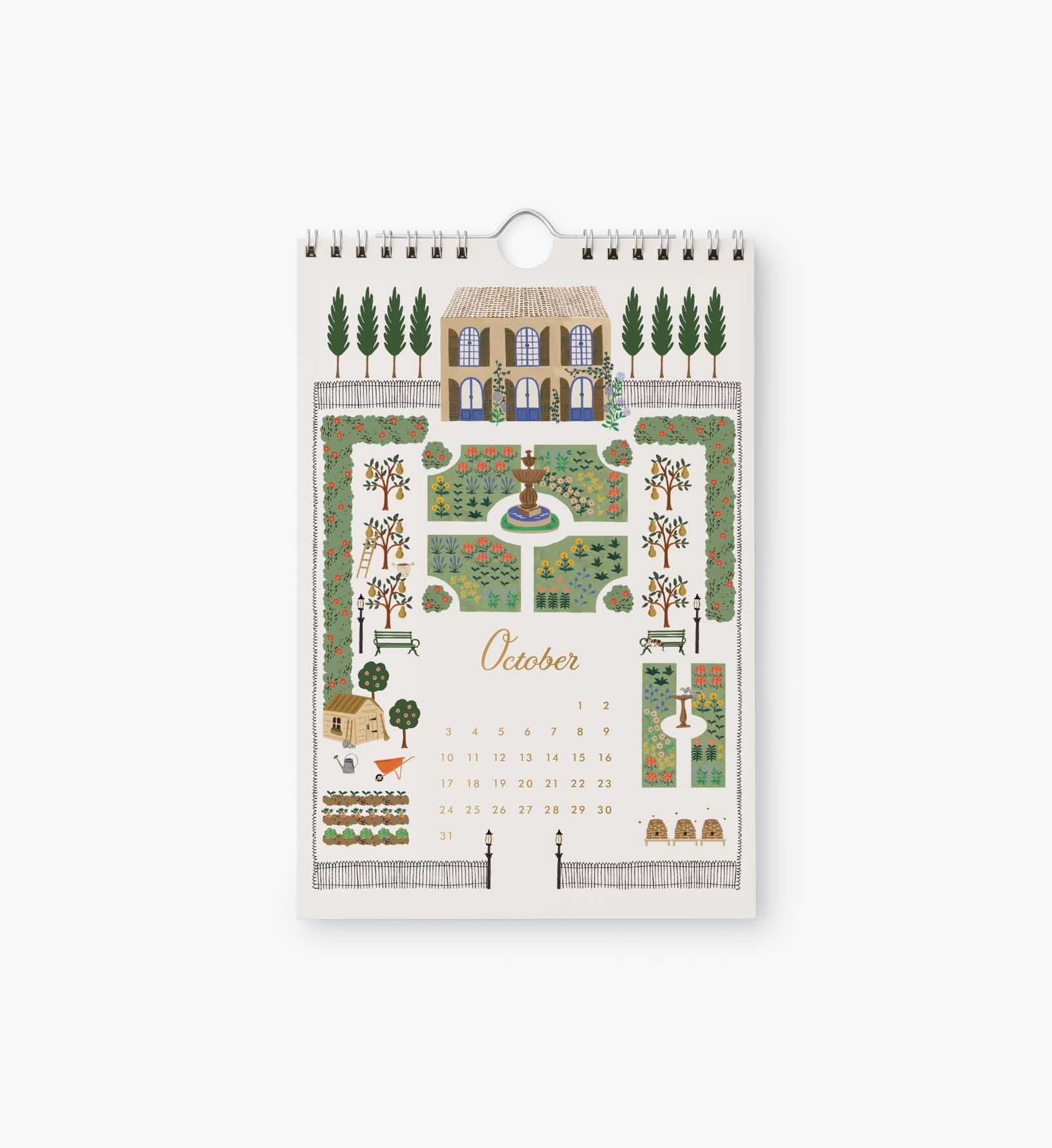 2027 Kitchen Calendar - Garden Study