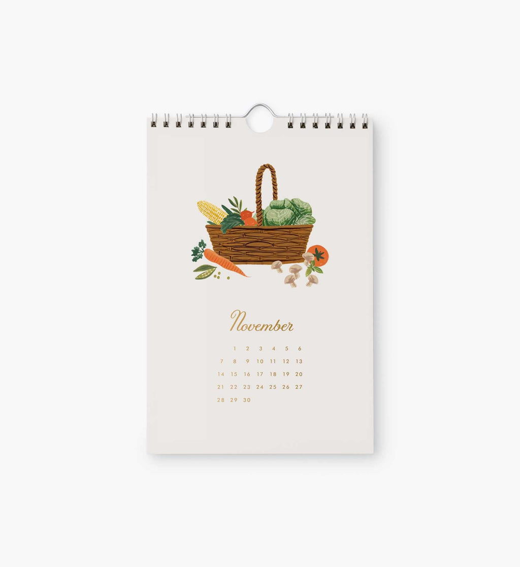 2027 Kitchen Calendar - Garden Study