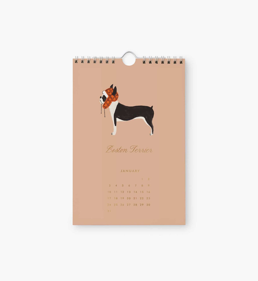 2027 Kitchen Calendar - Dog of the Month