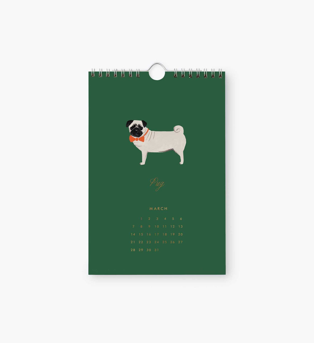 2027 Kitchen Calendar - Dog of the Month