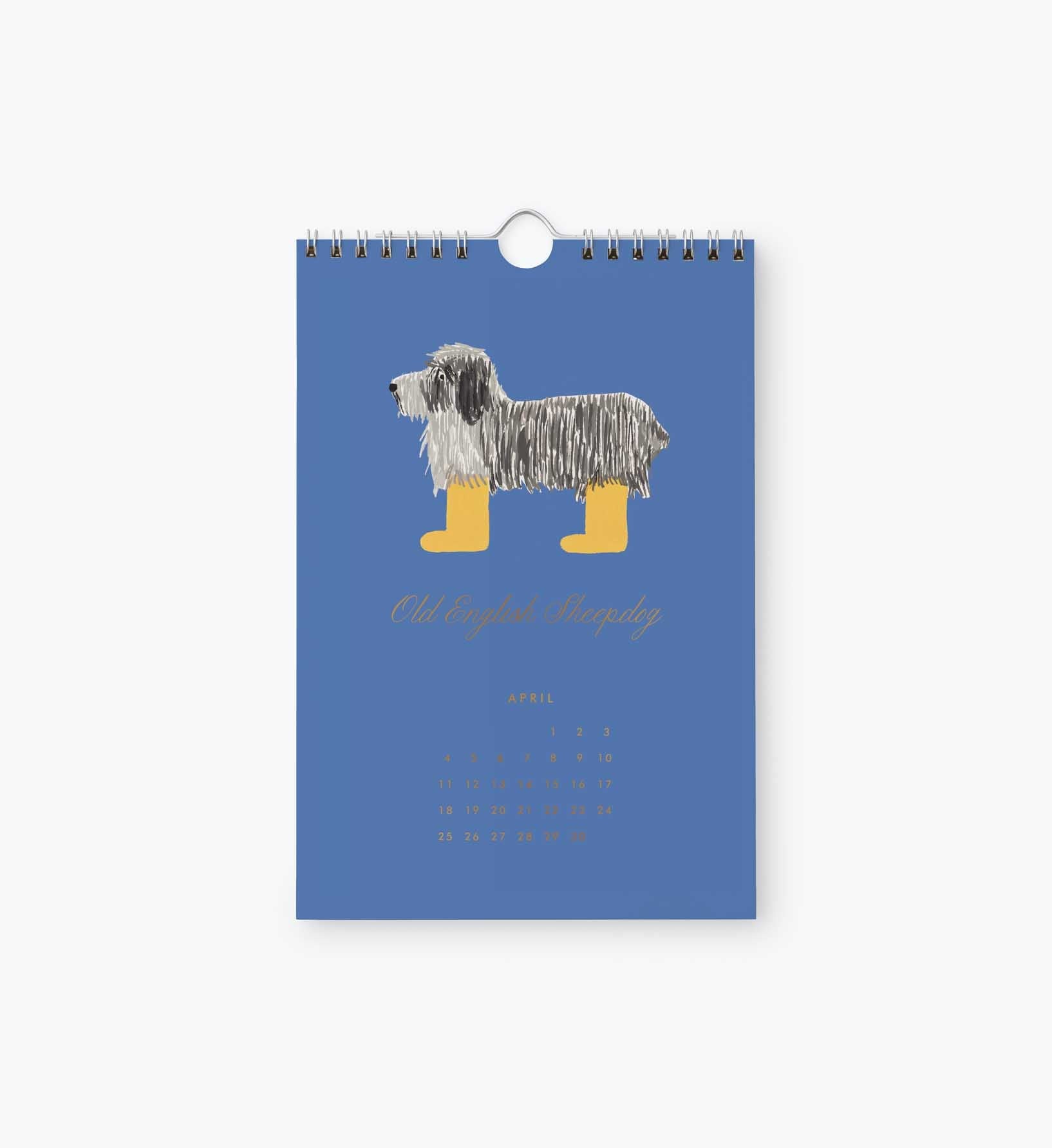 2027 Kitchen Calendar - Dog of the Month