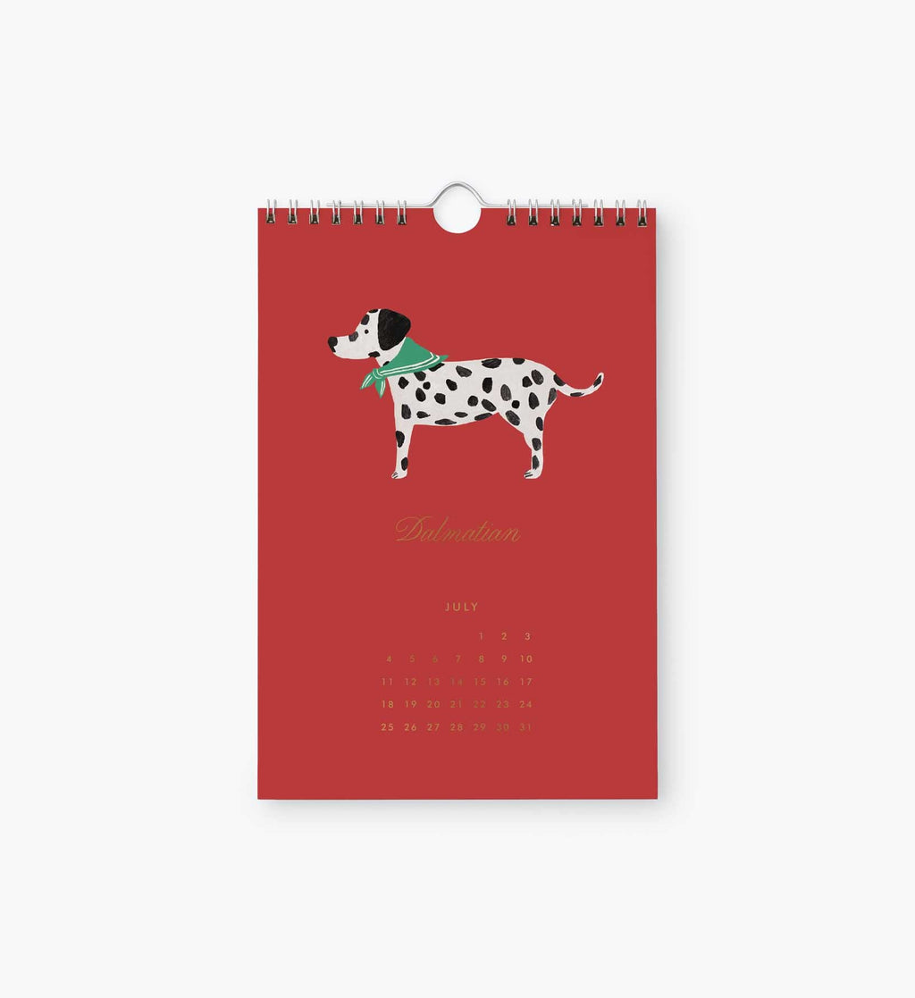2027 Kitchen Calendar - Dog of the Month