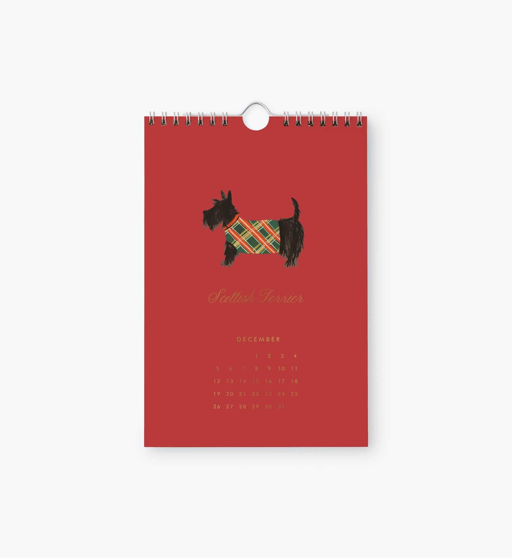 2027 Kitchen Calendar - Dog of the Month