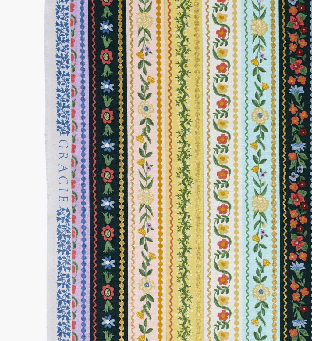 Gemma Canvas Metallic Fabric - Multi
