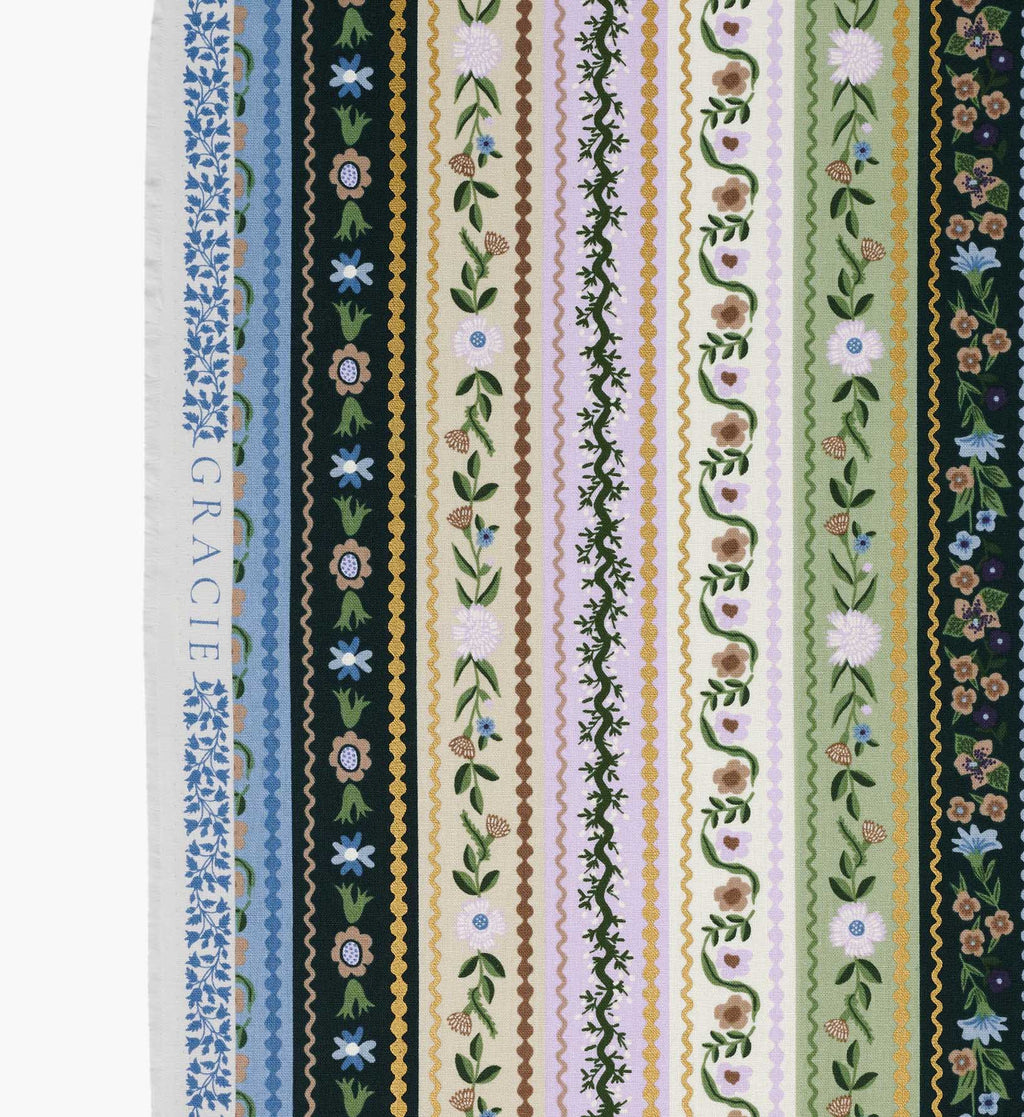 Gemma Canvas Metallic Fabric - Cool