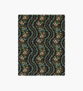 Wildwood Vines Cotton Metallic Fabric - Black