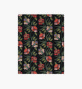 Posy Cotton Fabric - Black