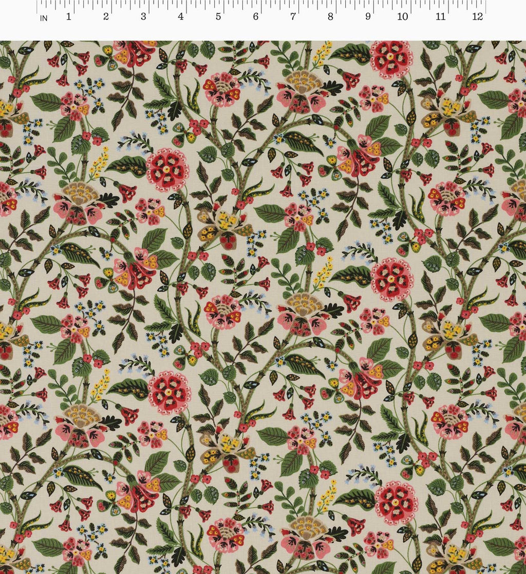 Gracie Cotton Fabric - Linen