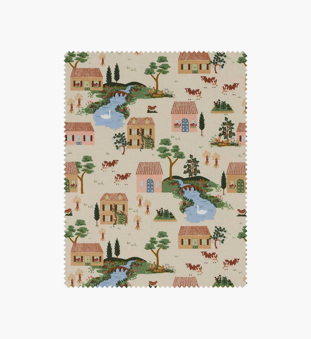 Cotswolds Cotton Fabric - Linen