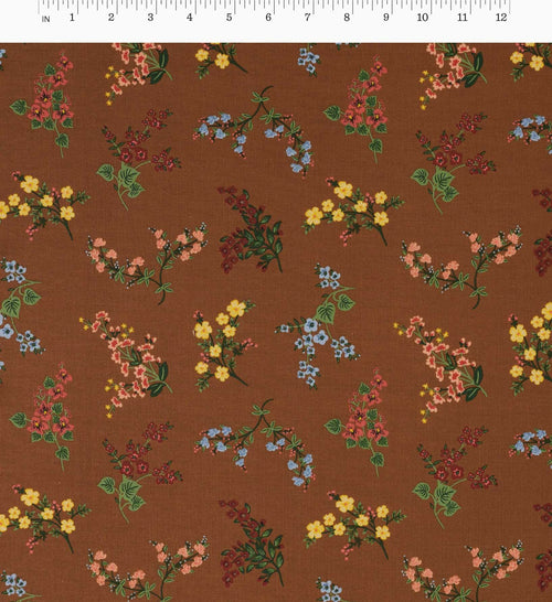 Amelia Cotton Fabric - Clay