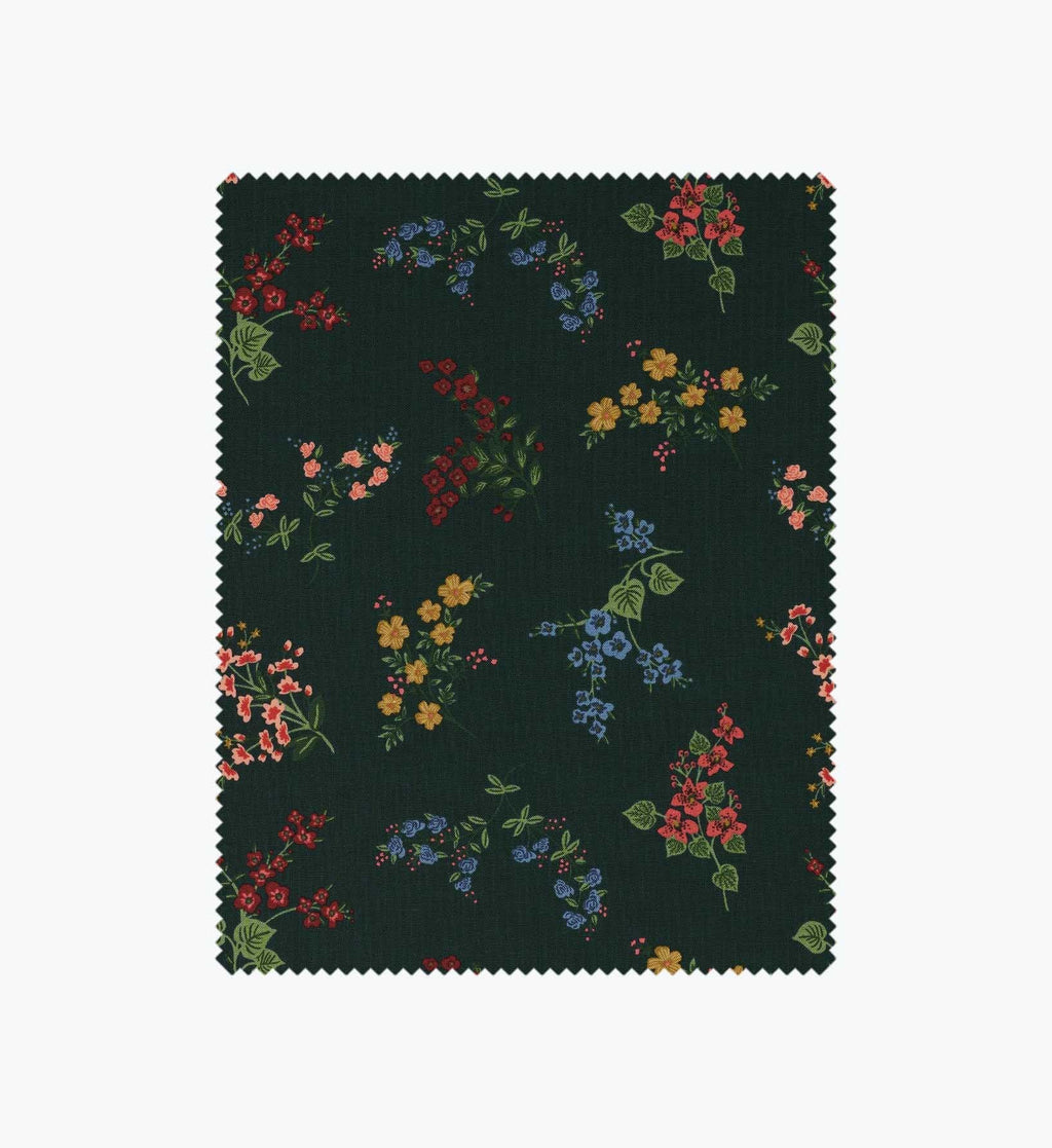 Amelia Cotton Fabric - Evergreen
