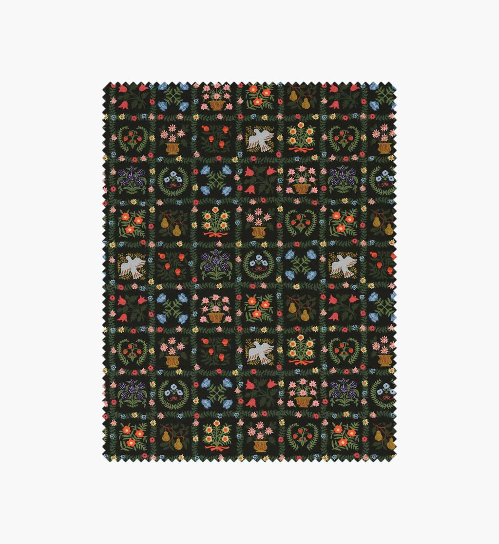 Helena Cotton Fabric - Black