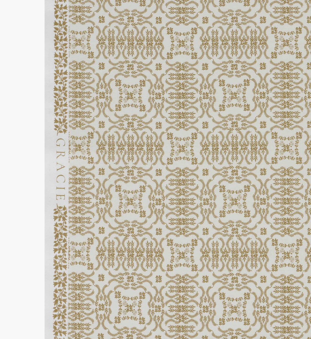 Heritage Cotton Fabric - Cream