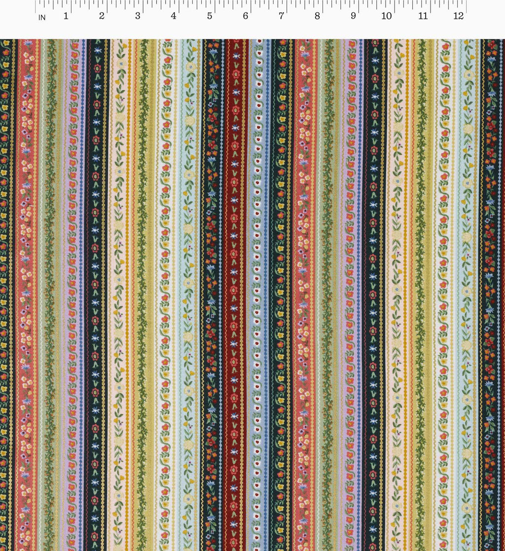 Gemma Cotton Metallic Fabric - Multi