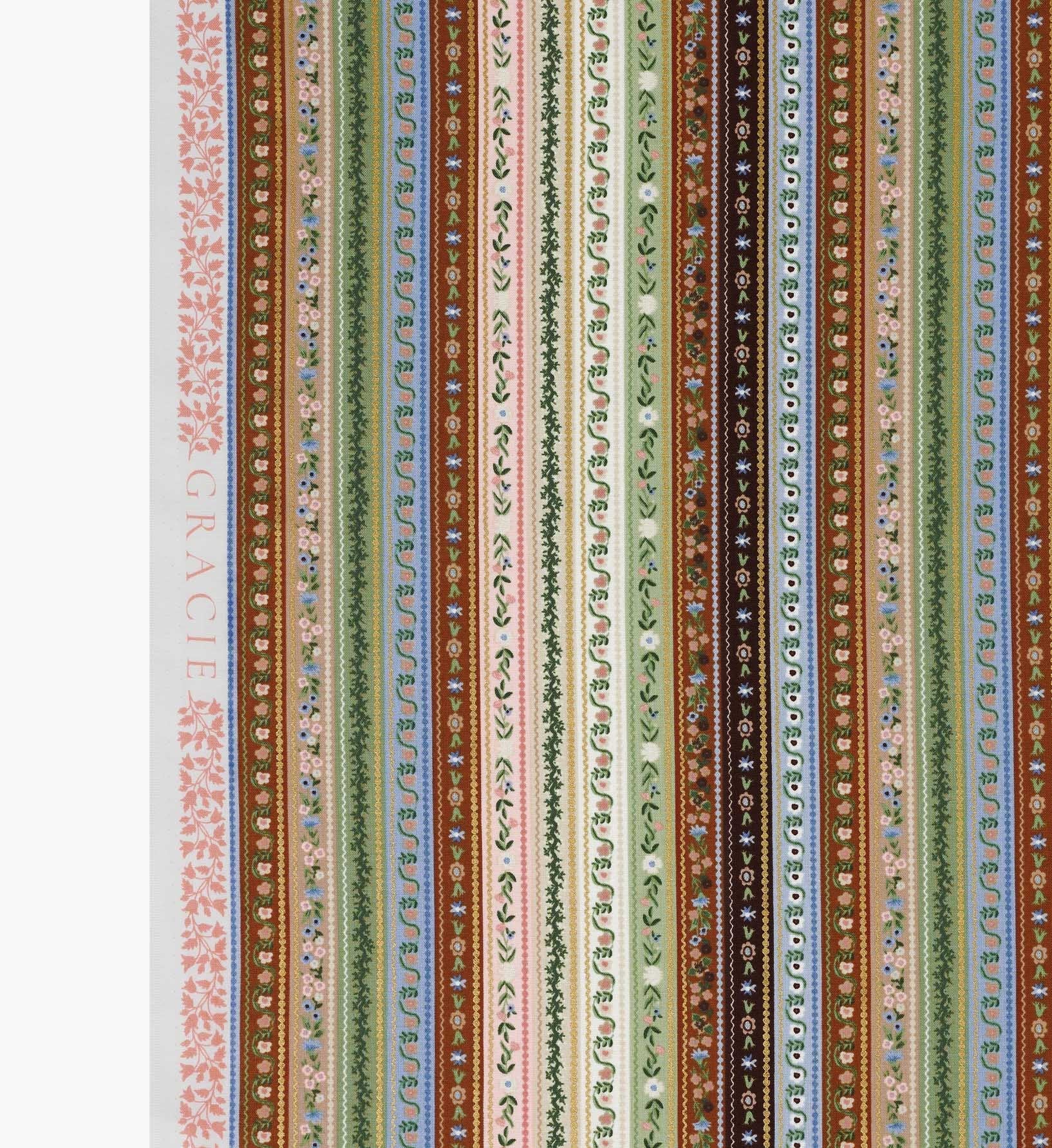 Gemma Cotton Metallic Fabric - Multi II
