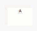 Monogram Personalized Stationery - A