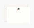 Monogram Personalized Stationery - F