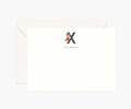Monogram Personalized Stationery - X