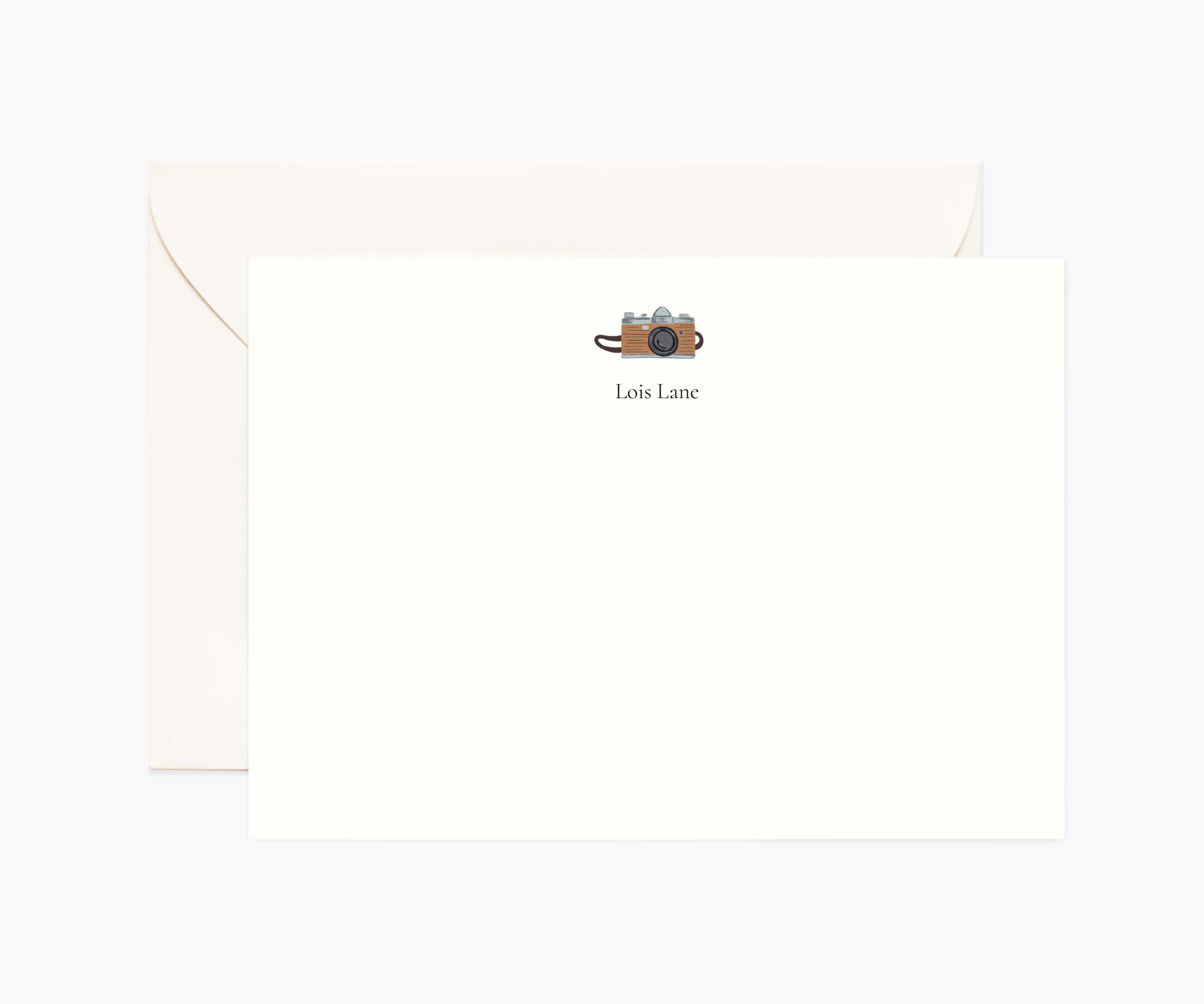 Activities Personalized Stationery  - Camera