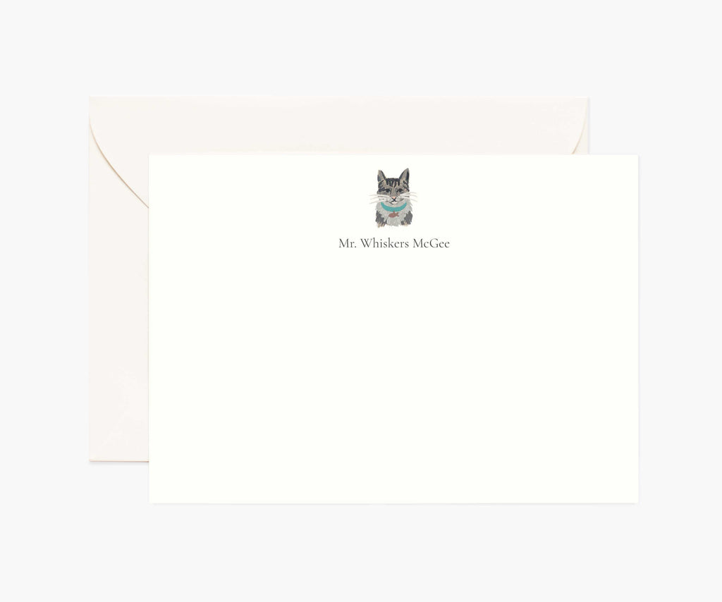 Pets Personalized Stationery - Cat 4