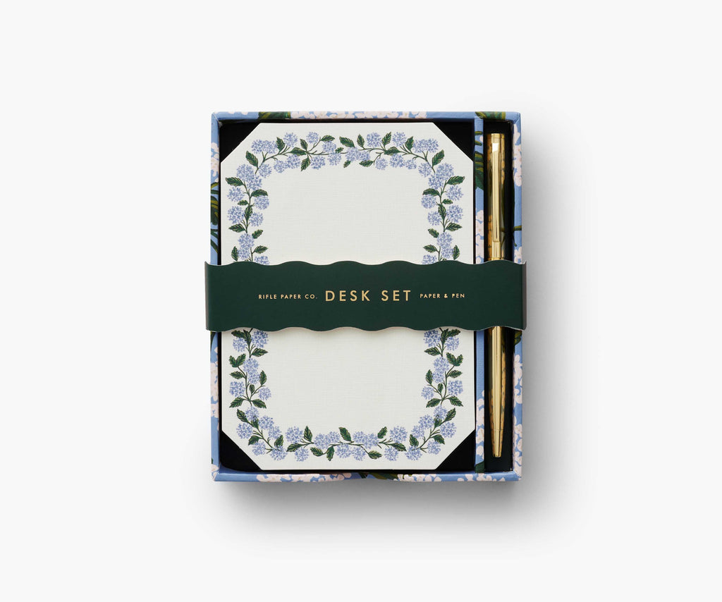 Note Writing Set - Hydrangea