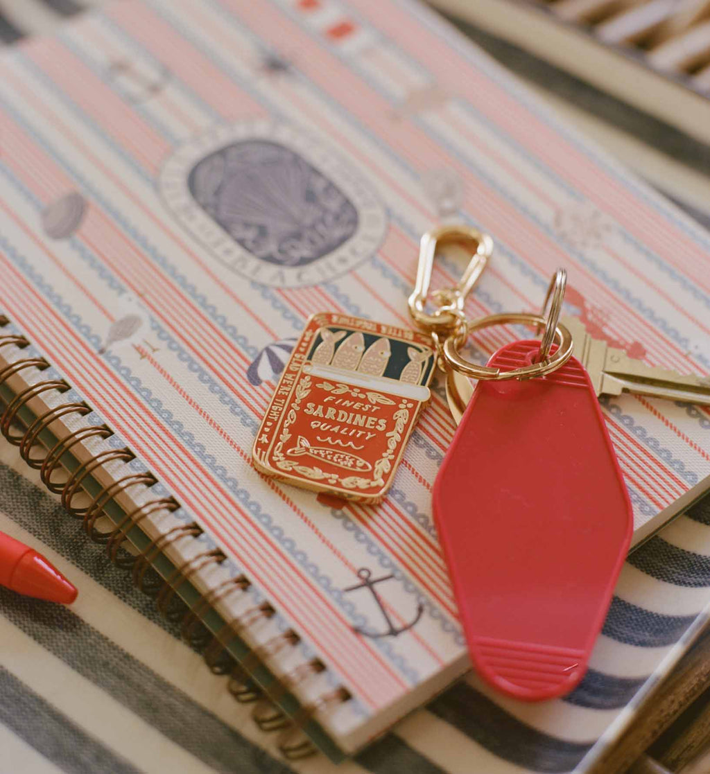 Enamel Keychain - Sardines