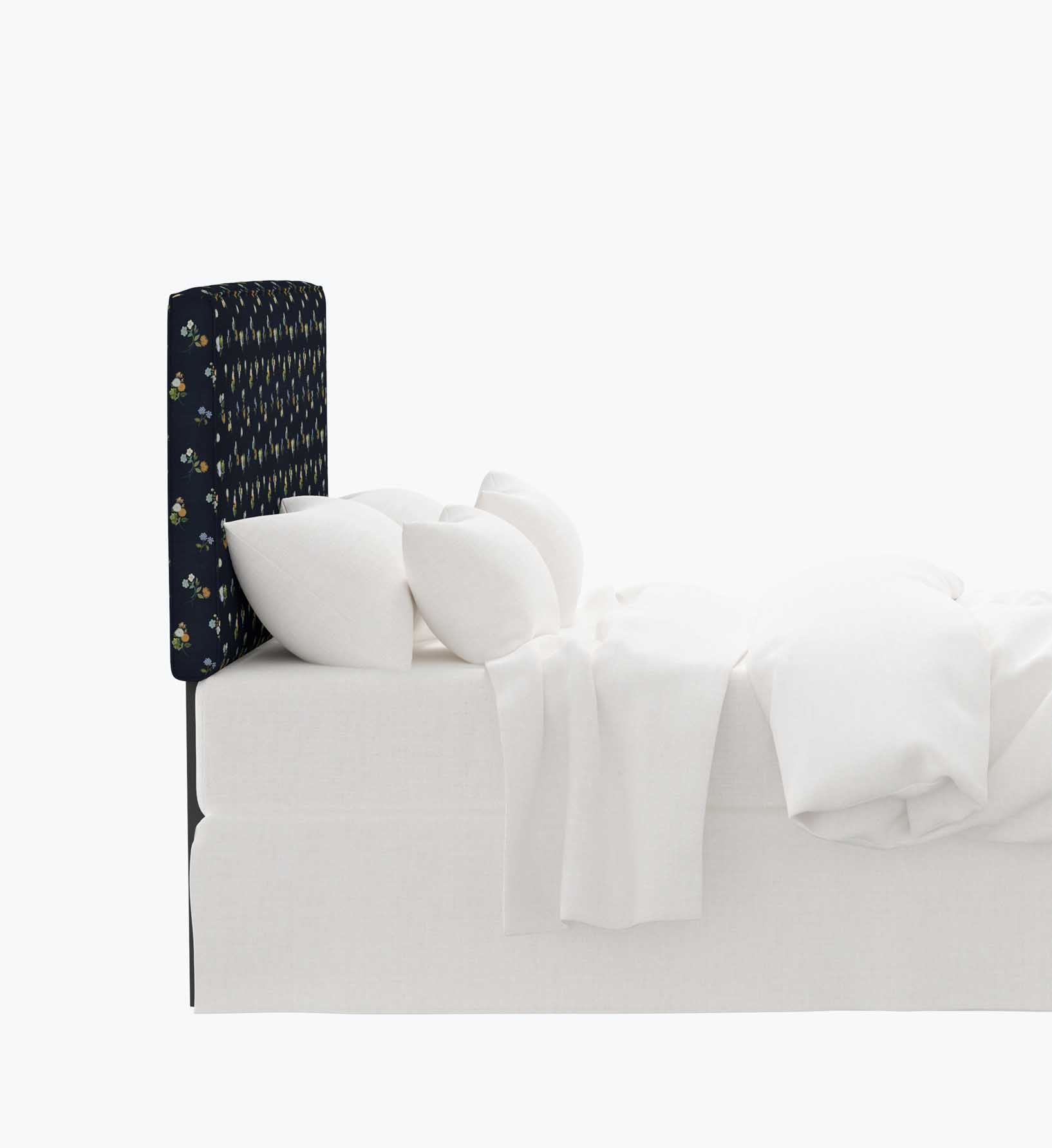 Elly Headboard - Ditsy Dahlia Navy
