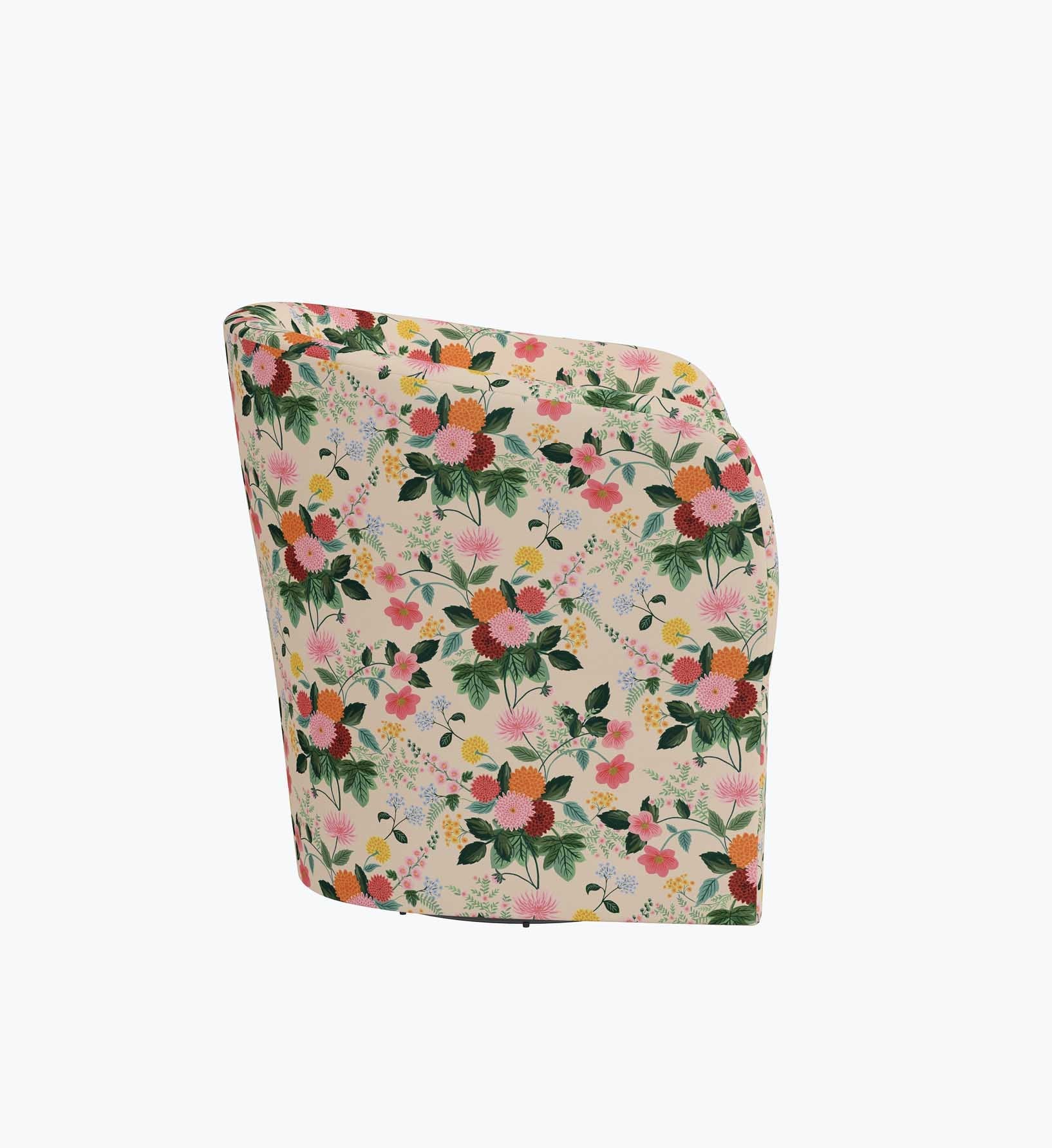 Pembroke Swivel Chair - Dahlia