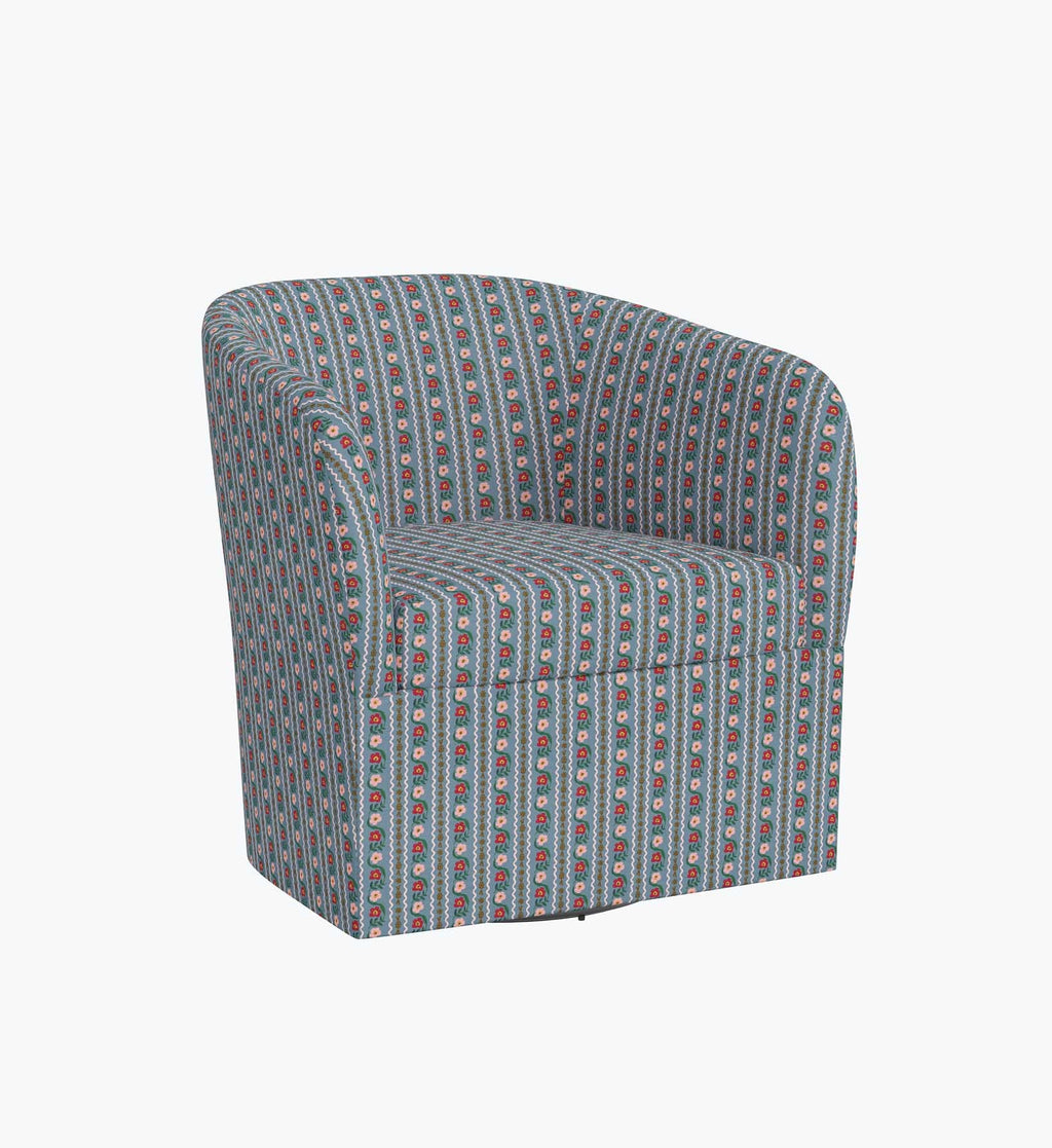 Pembroke Swivel Chair - Delphine