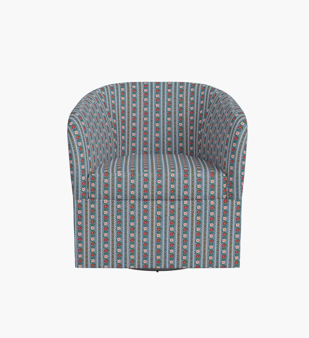 Pembroke Swivel Chair - Delphine