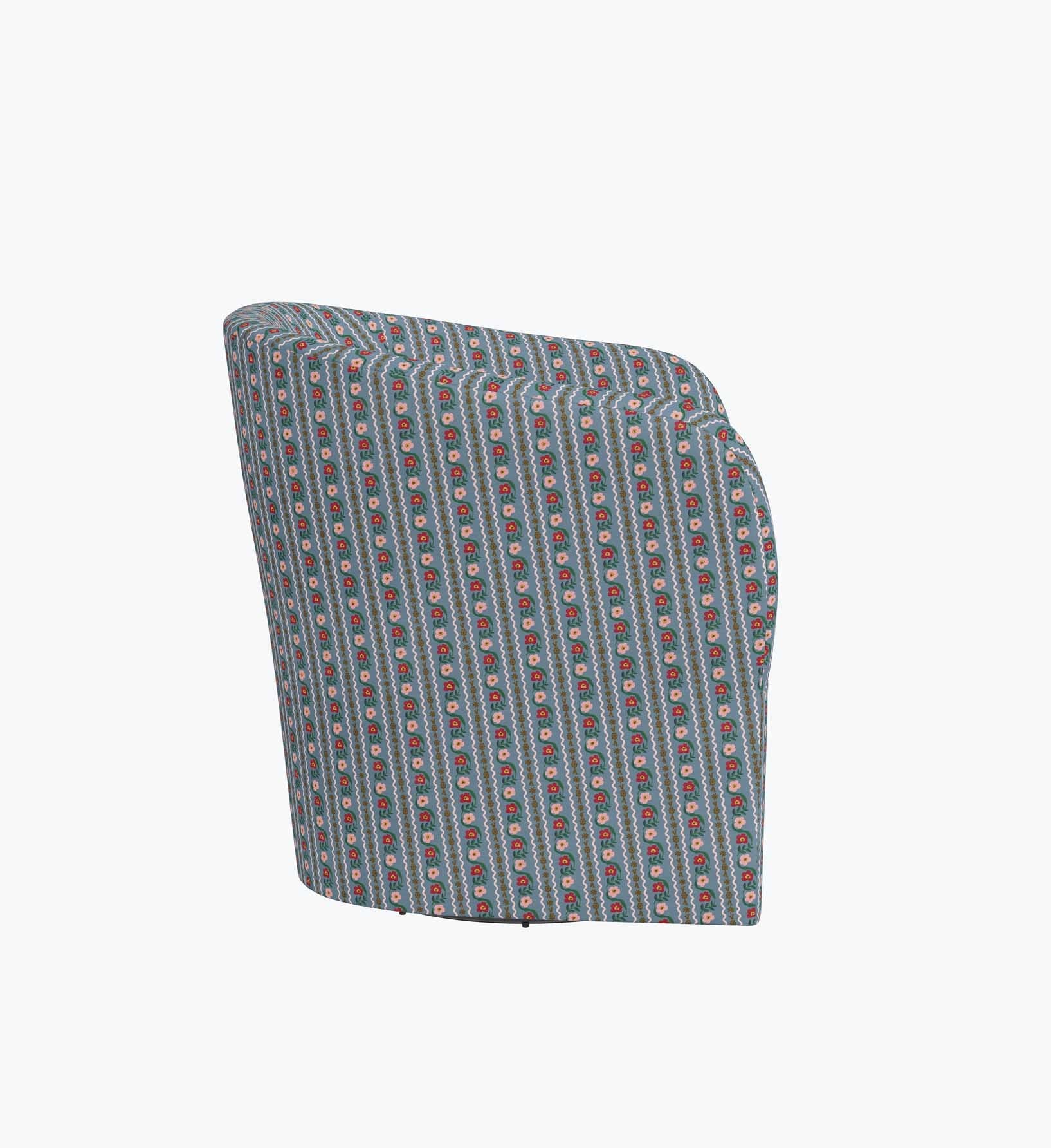 Pembroke Swivel Chair - Delphine