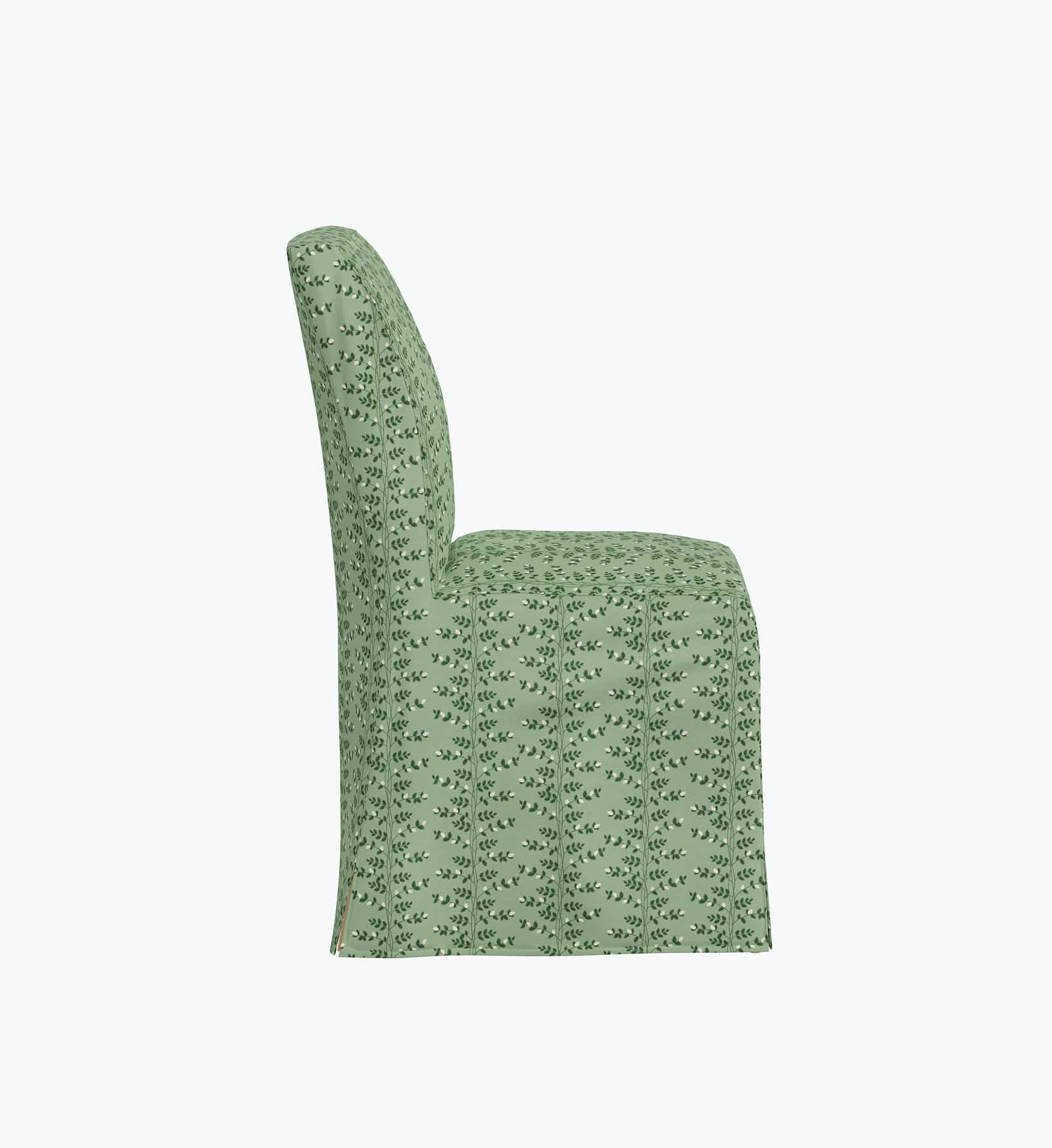 Frances Slipcover Dining Chair - Climbing Vines
