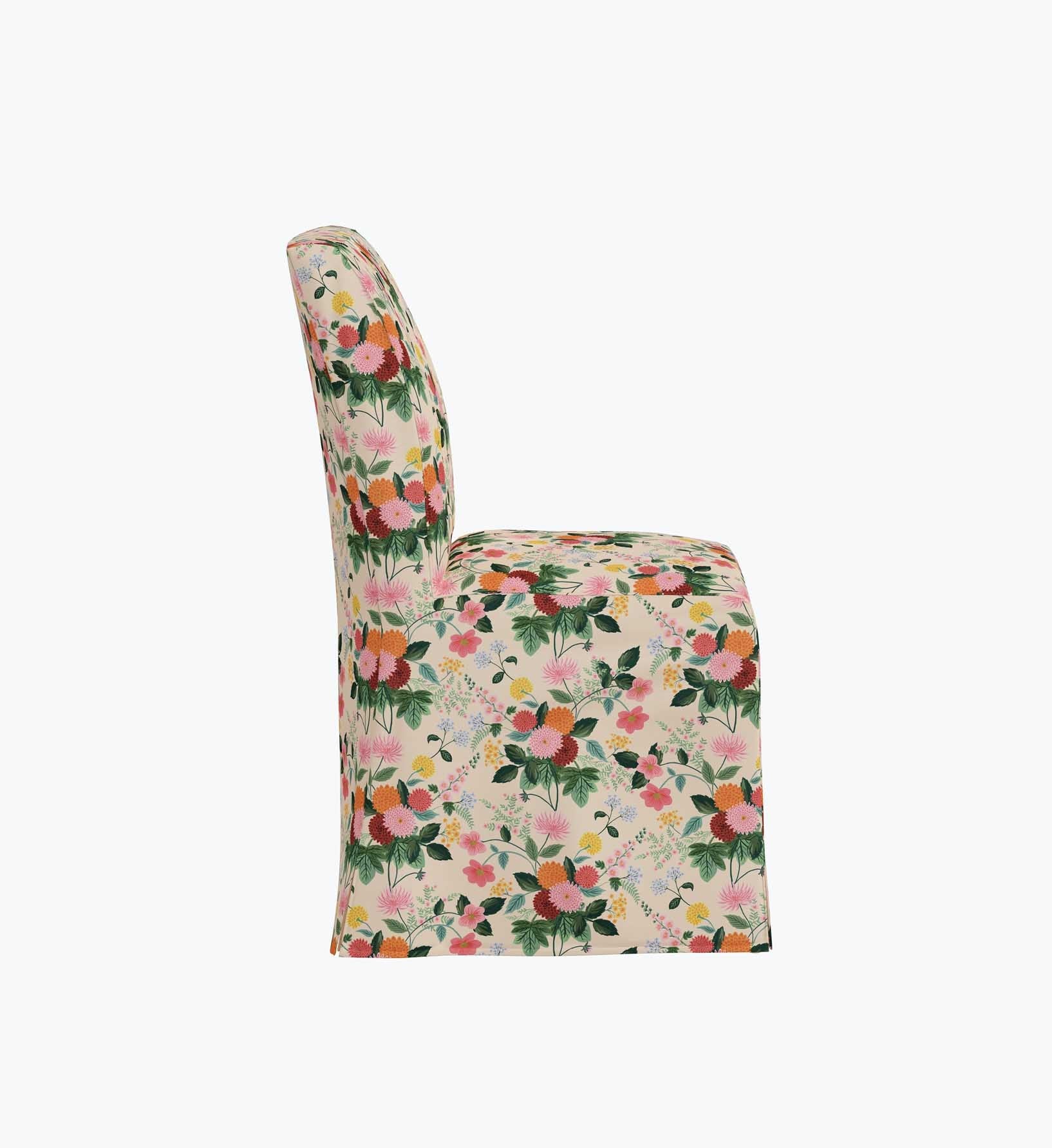 Frances Slipcover Dining Chair - Dahlia