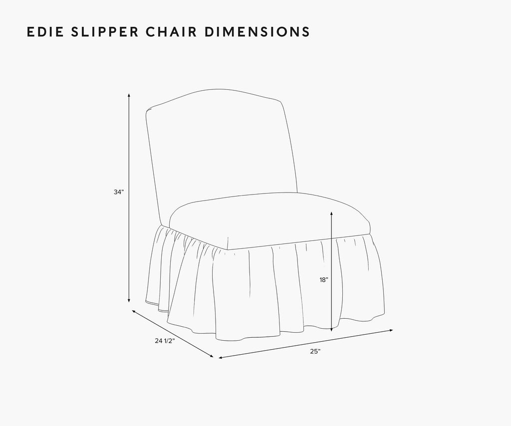 Edie Slipper Chair - Dahlia