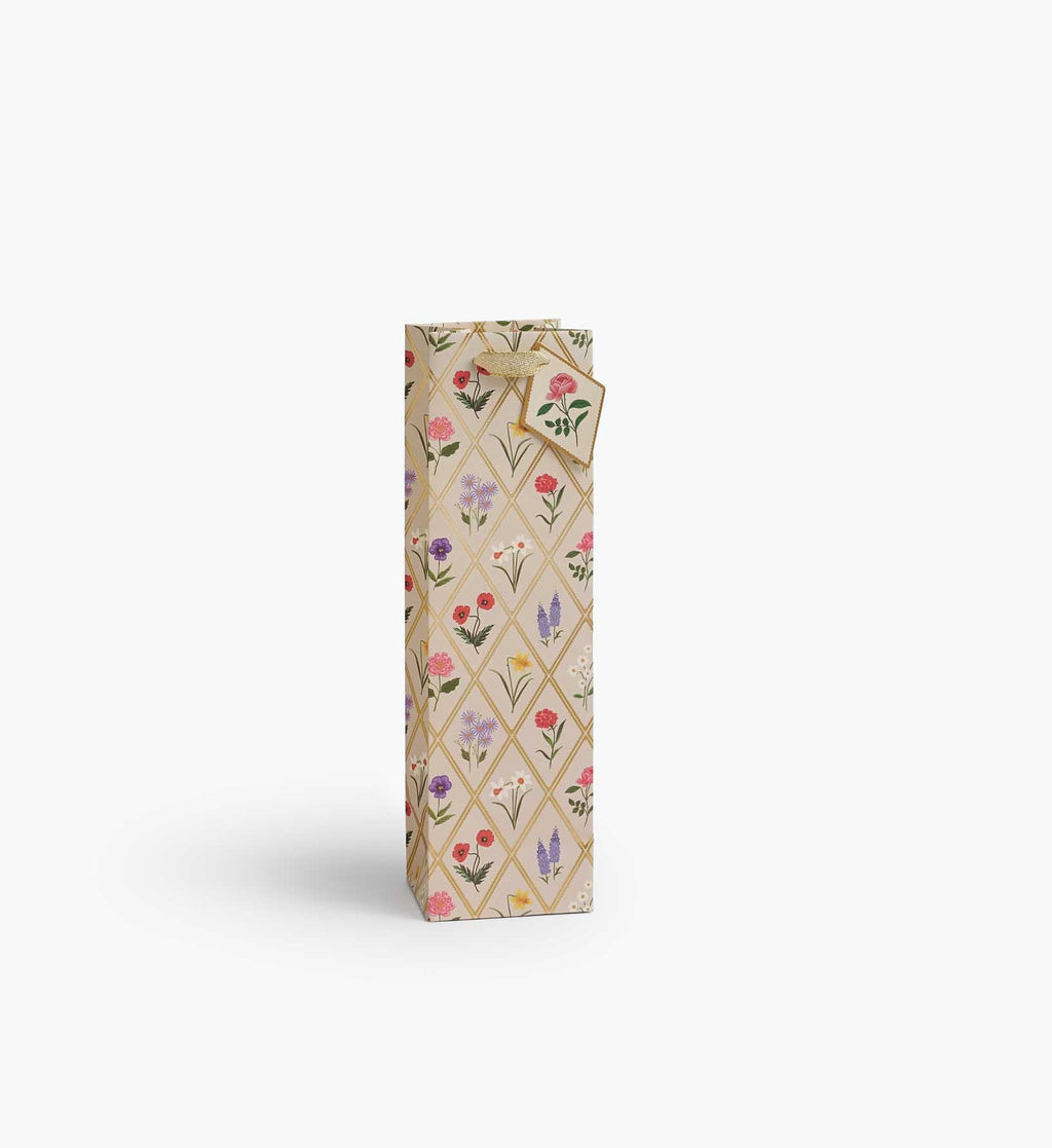 Garden Study Wine Gift Bag