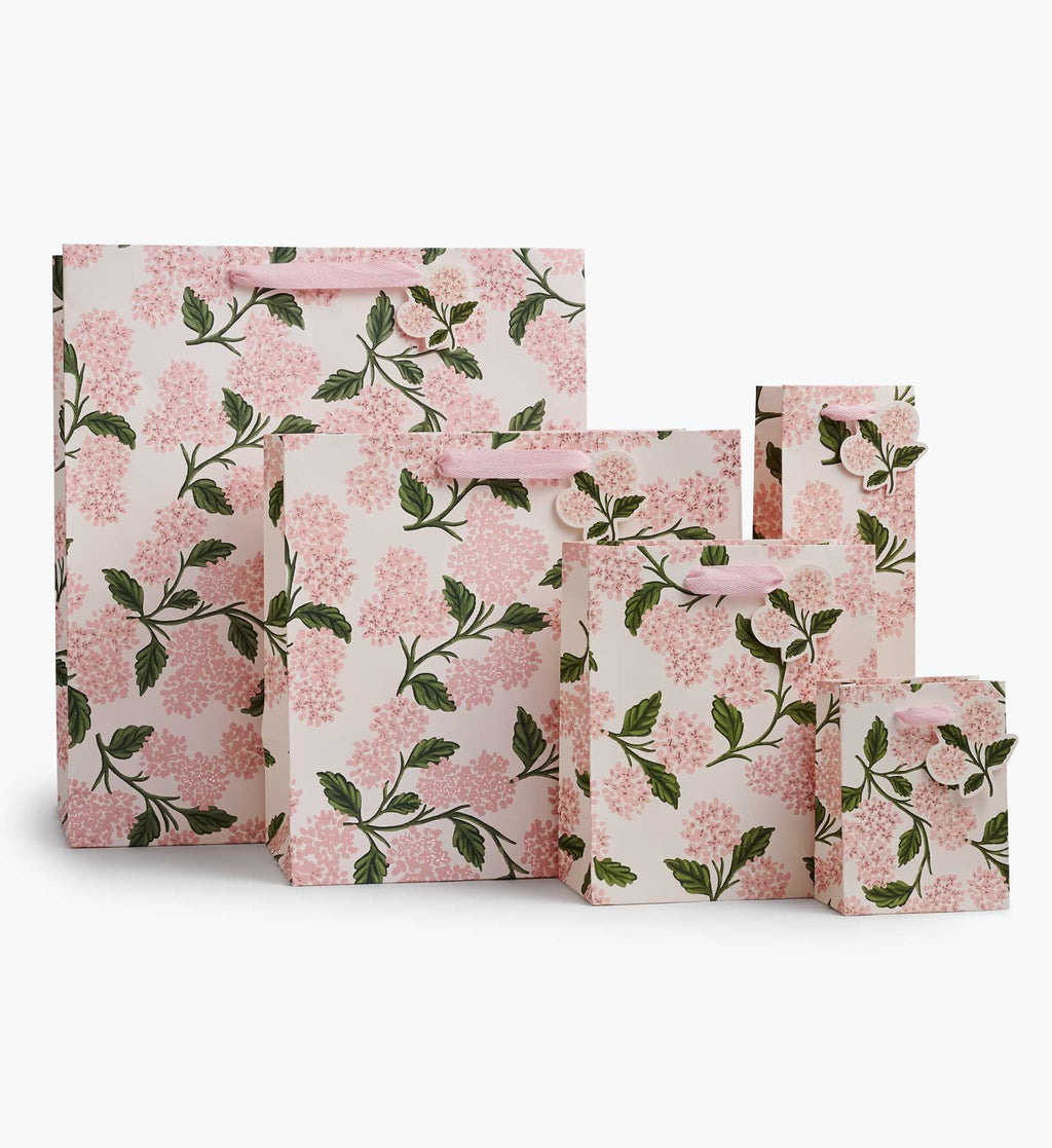 Pink Hydrangea Medium Gift Bag
