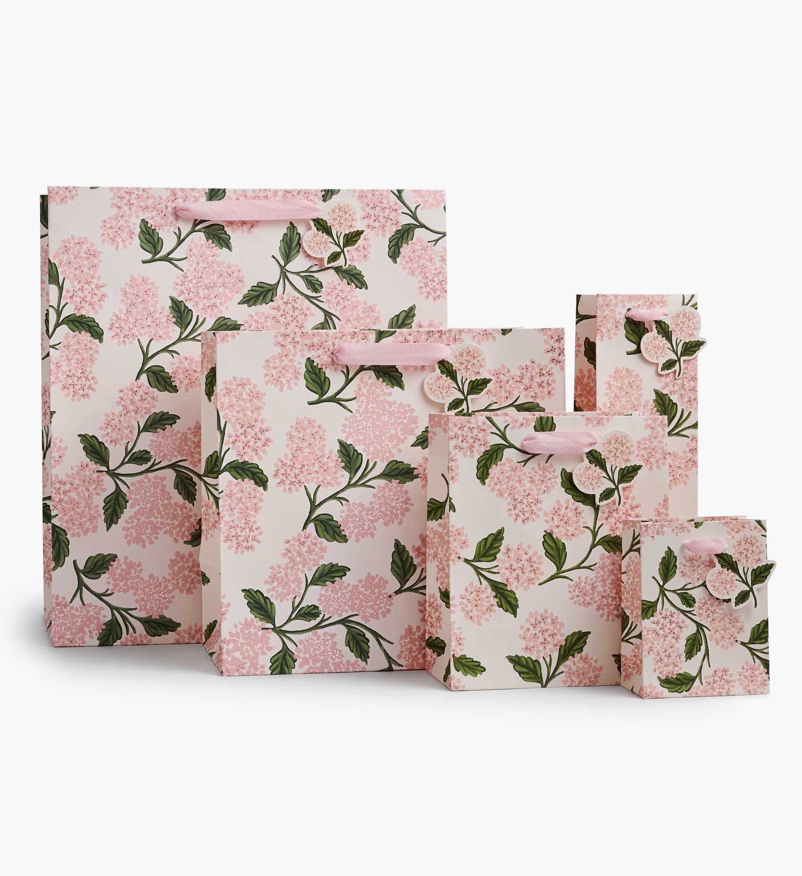 Pink Hydrangea Small Gift Bag