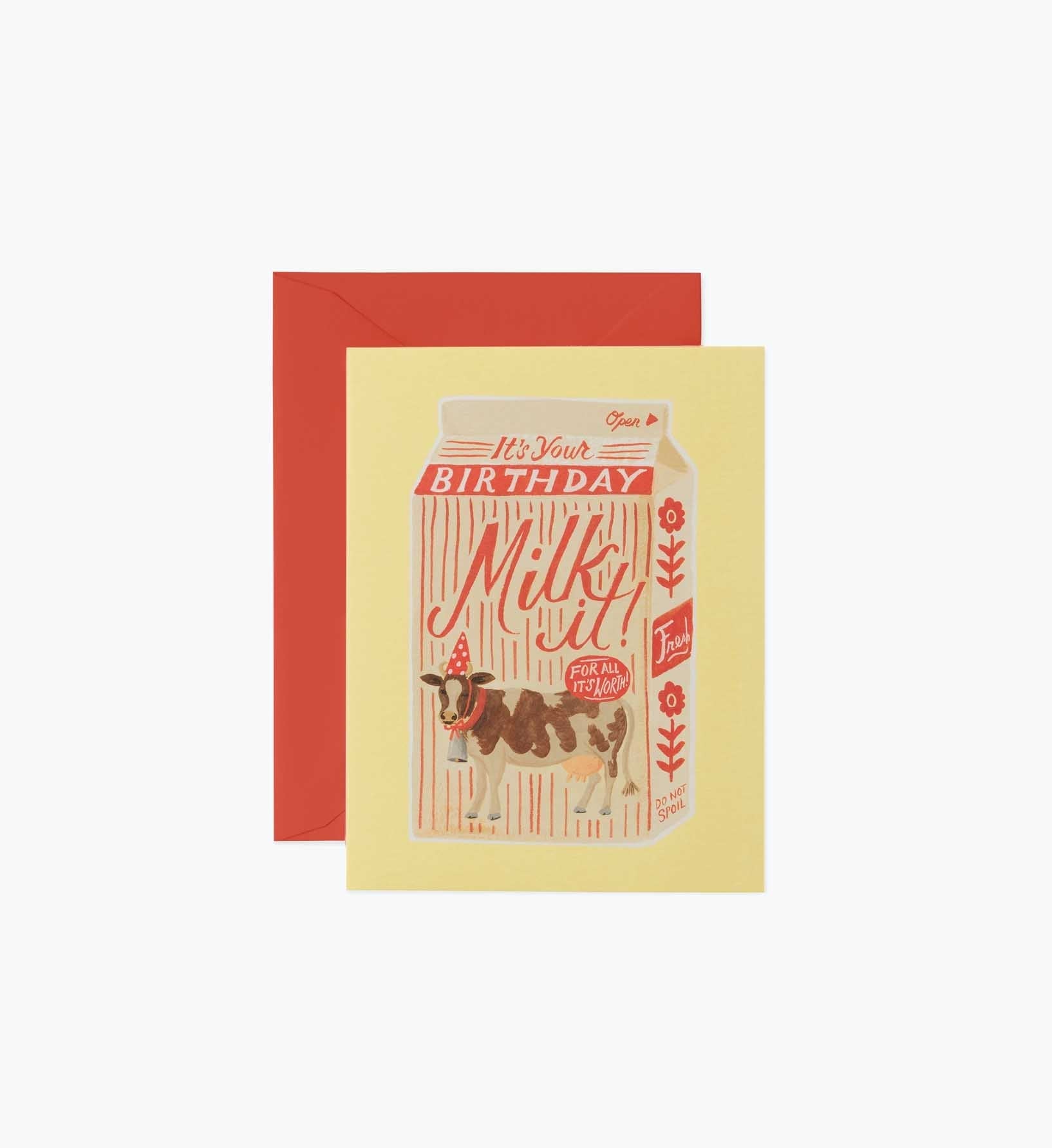 Milk It Birthday Cards - Boxed Set