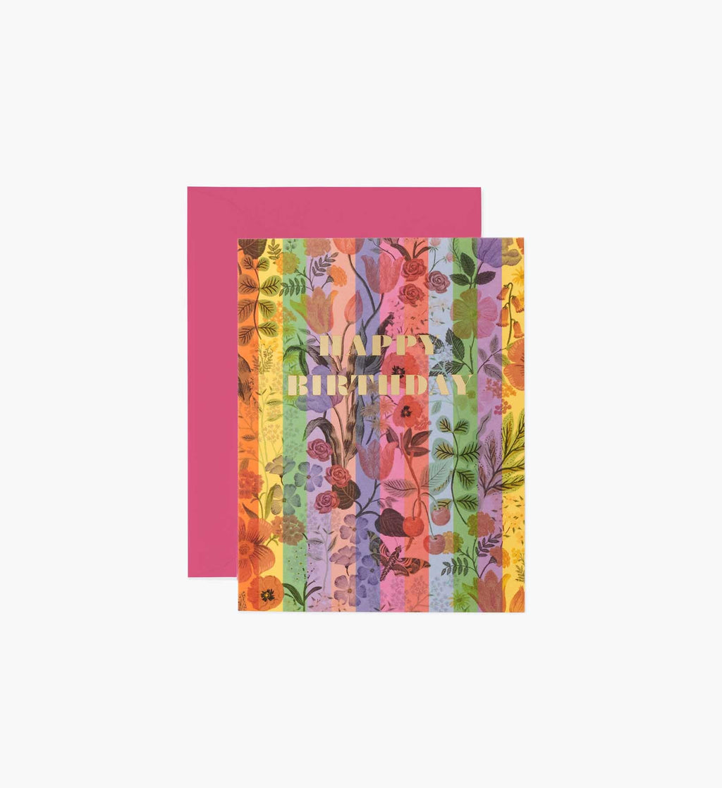 Kaleidoscope Birthday Card - Single Card