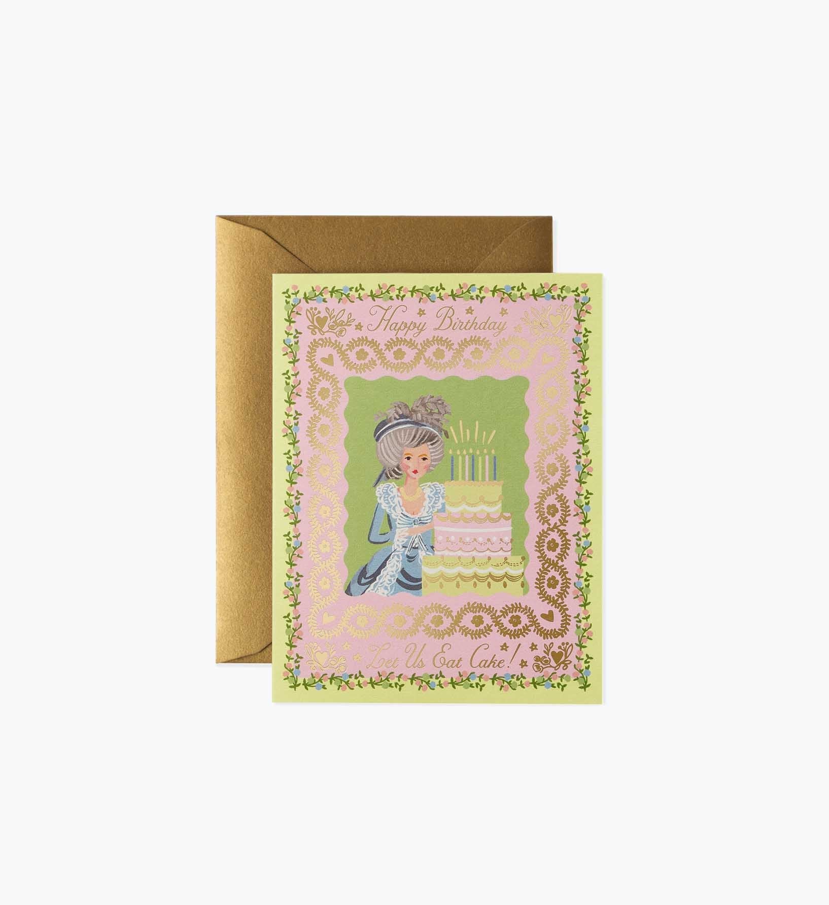 Let Us Eat Cake Birthday Card - Single Card