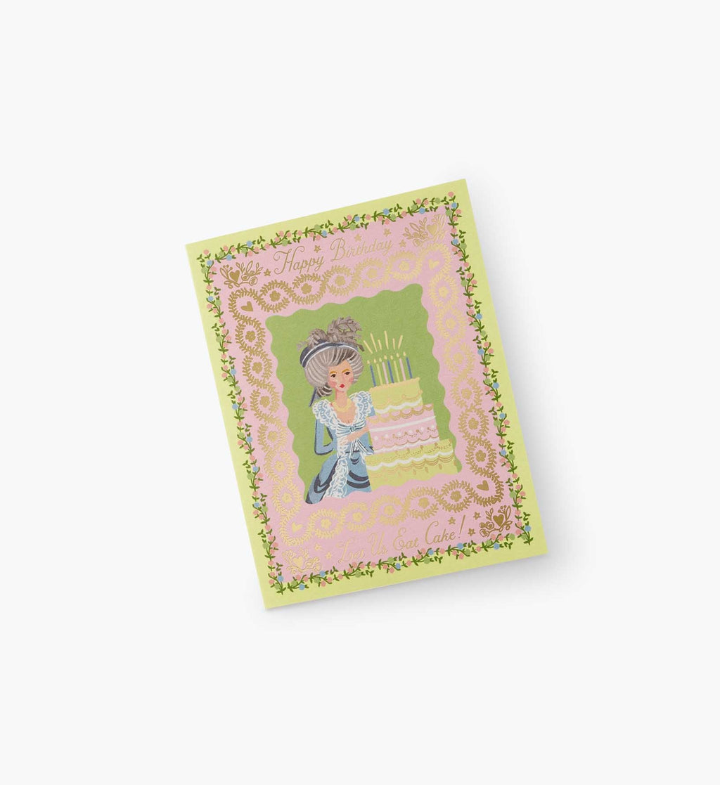 Let Us Eat Cake Birthday Card - Single Card