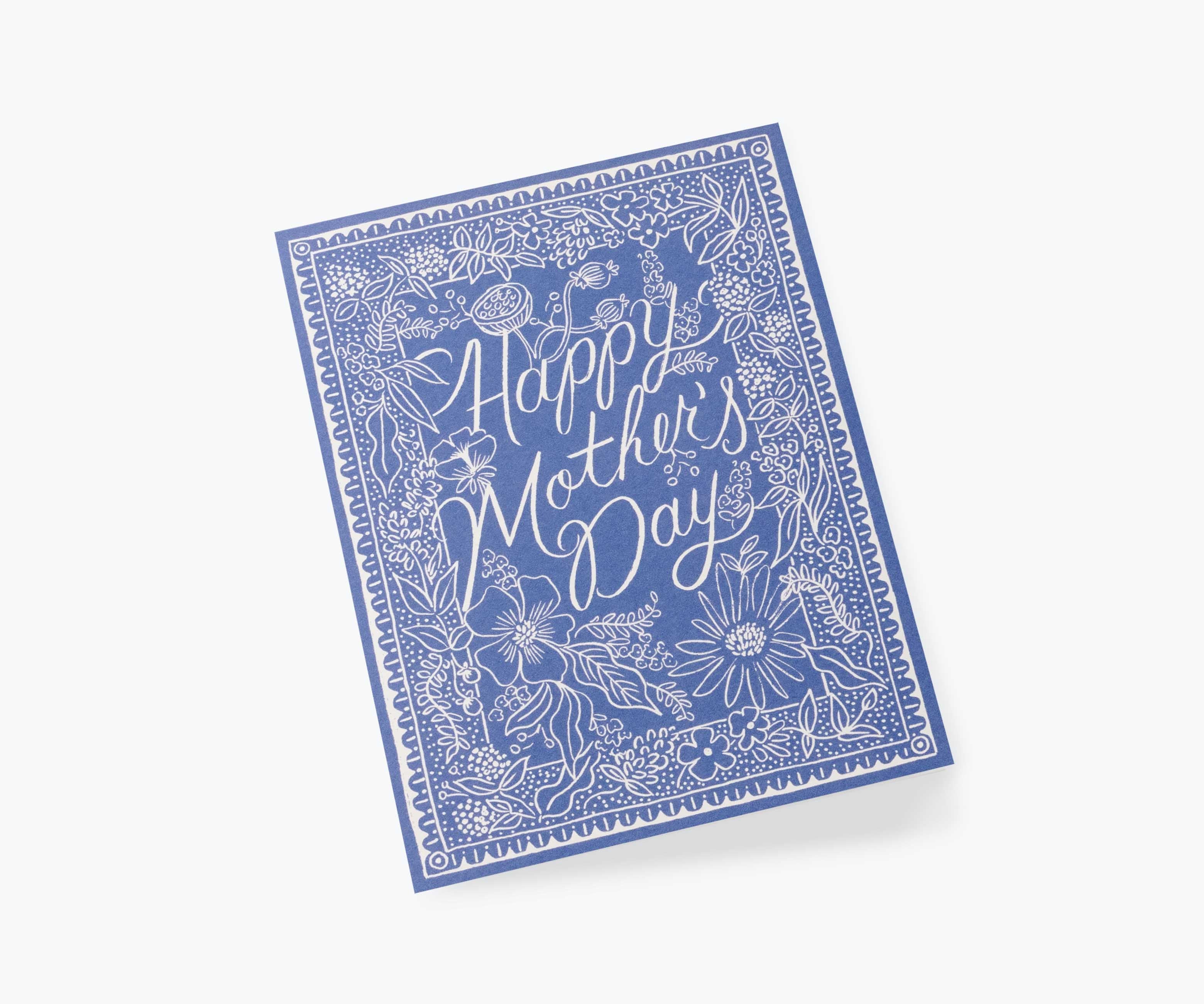 Delft Mother's Day Card - Single Card