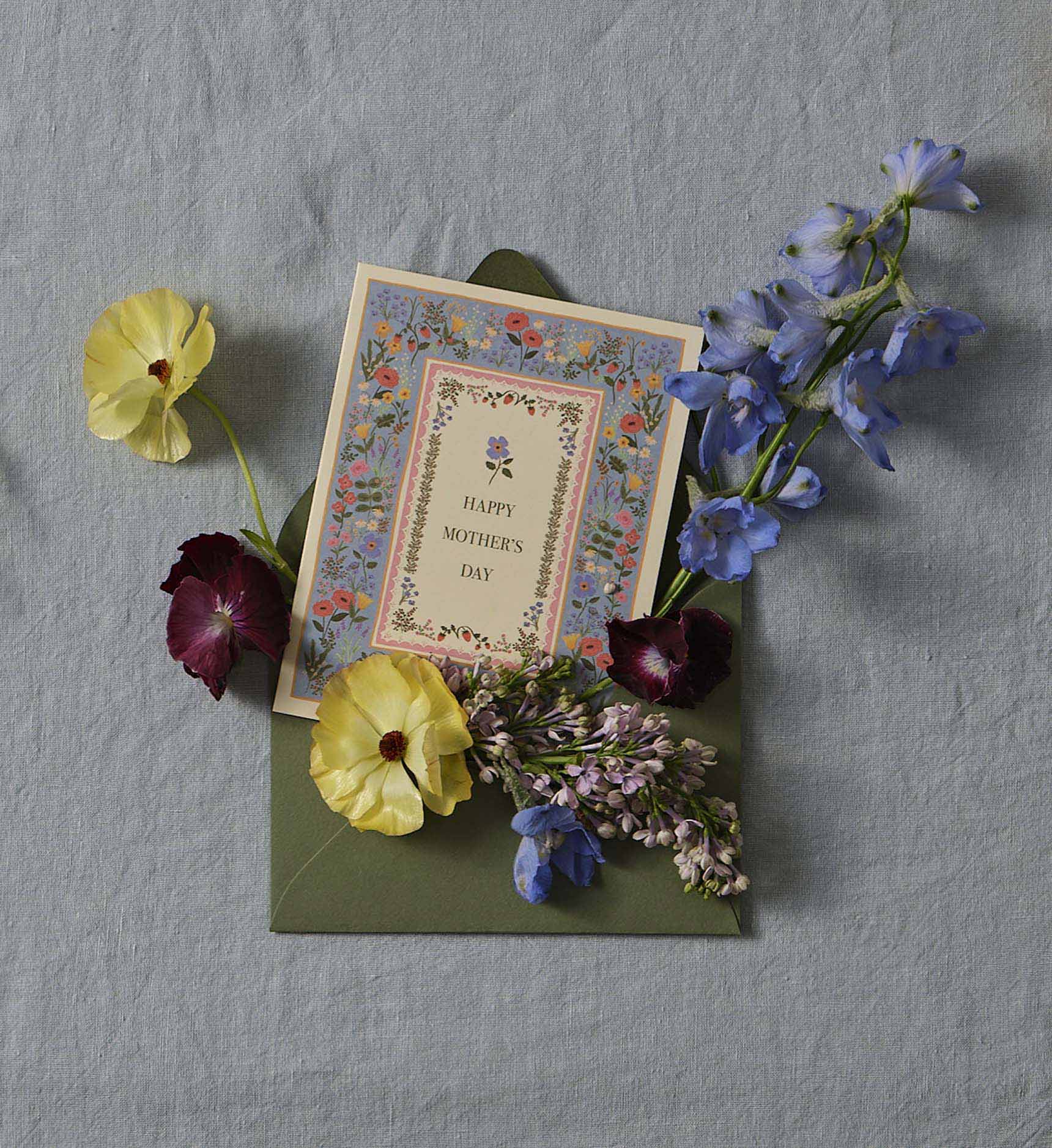 Trellis Mother's Day Card - Single Card