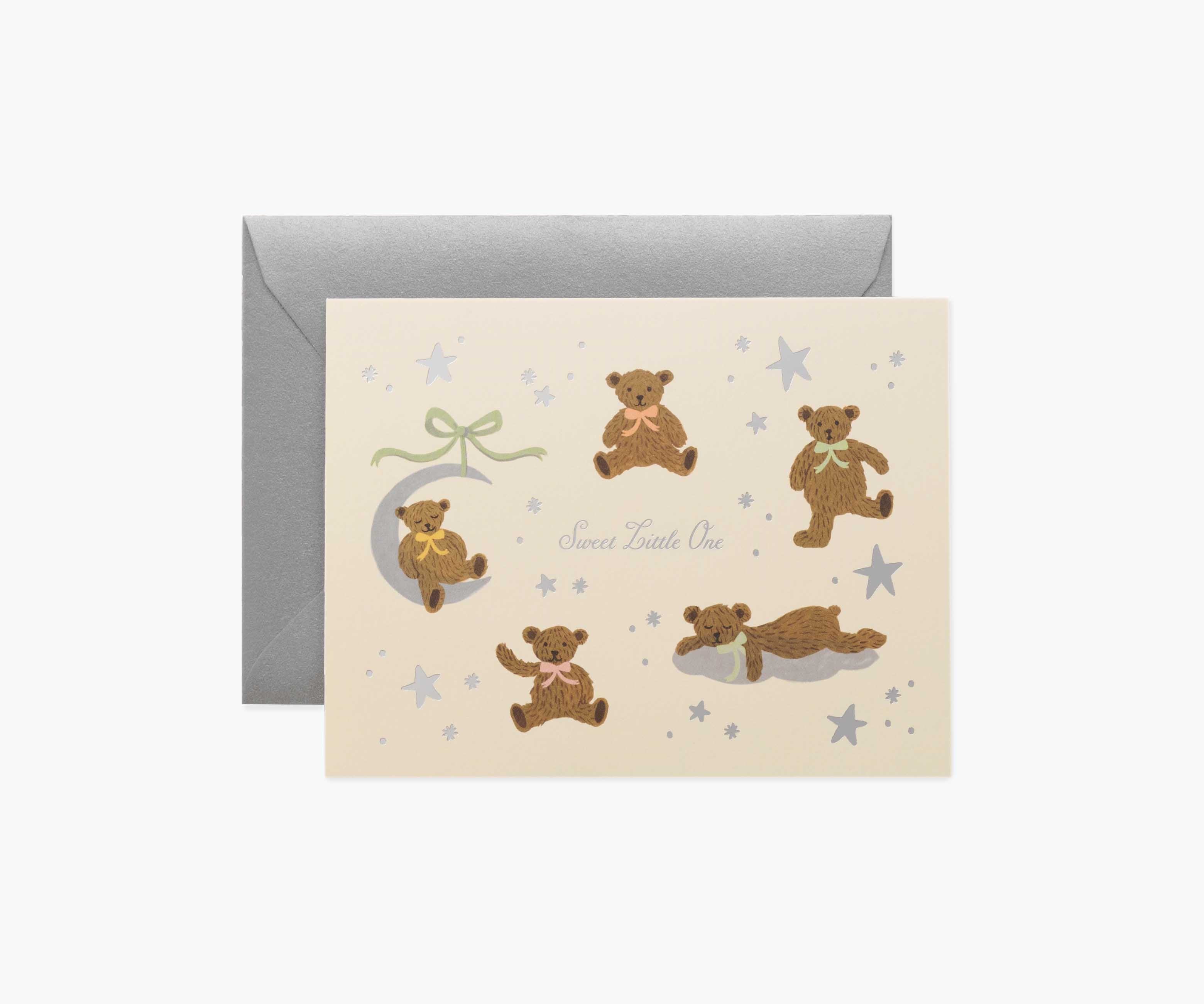 Sweet Little One Baby Card - Single Card
