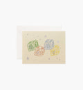 Classic Baby Blocks Baby Card - Single Card